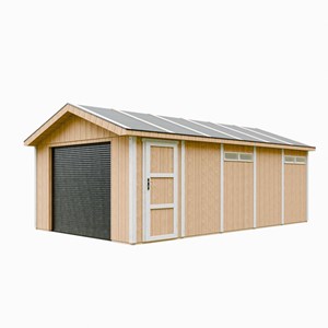 Garage qualité premium 21 m²- l378xl648 cm - jaune