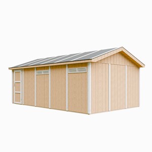 Garage qualité premium 21 m²- l378xl648 cm - jaune