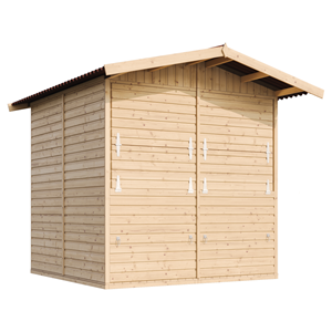Maison de jardin en bois, étal de marché en bois, bar jardin 232x253x263cm 4m2