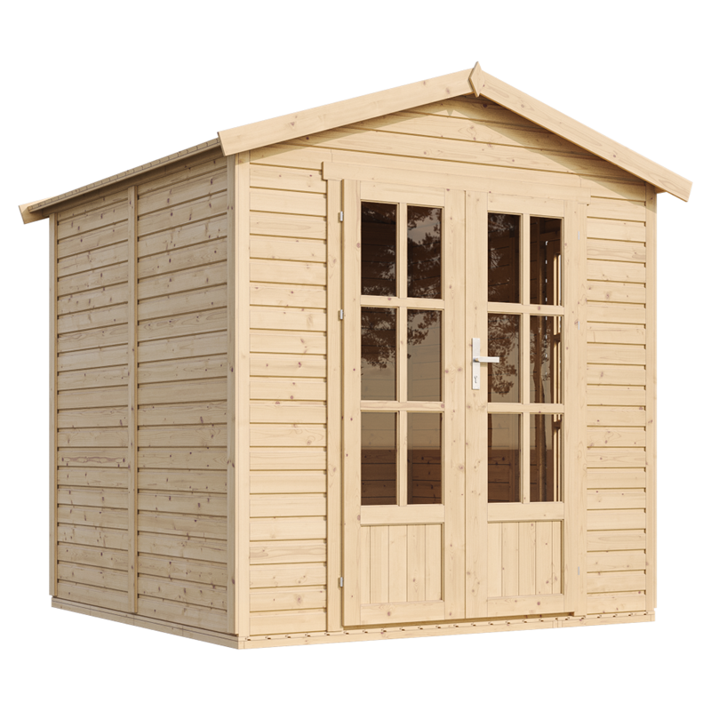 Timbela - Cabane en bois avec plancher 233x222x233cm