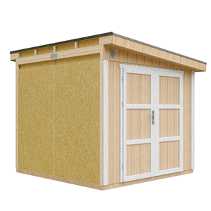 Abri de jardin qualité premium 5,9 m² - h231x248x294 cm - jaune