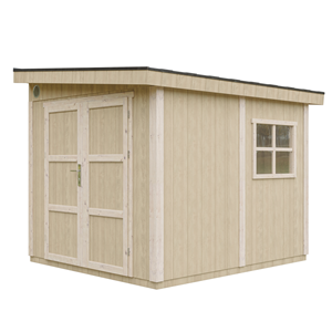 Abri de jardin qualité premium 5,9 m² - h231x248x294 cm - jaune