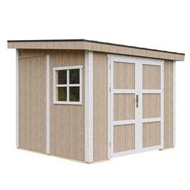 Abri de jardin qualité premium 231x248x294cm sans plancher e  paroi latérale