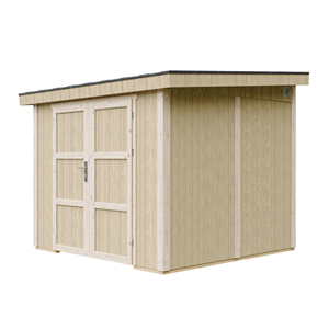 Abri de jardin qualité premium 231x248x294cm sans plancher e  paroi latérale