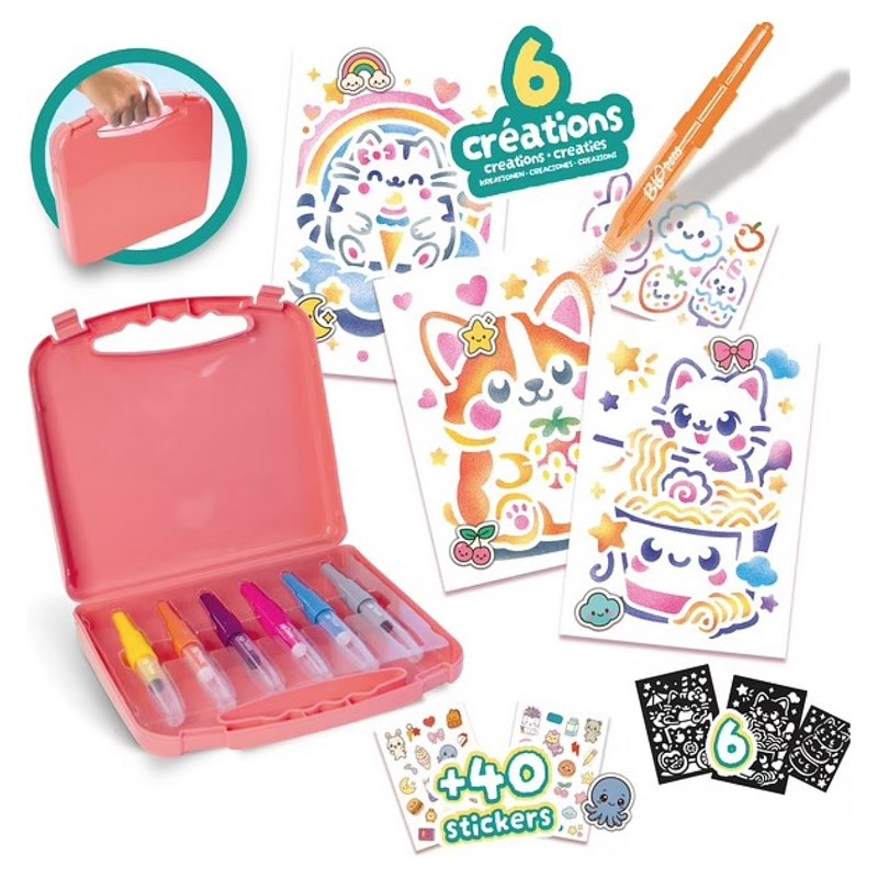 Lansay - Malette blopens creations kawaii