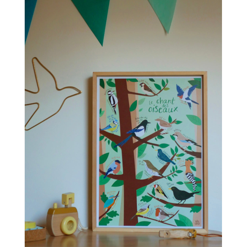 Affiche le chant des oiseaux (Papier Curieux) - Image 1