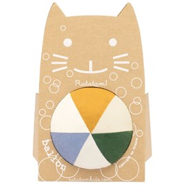Balle en coton moutarde (10 cm)