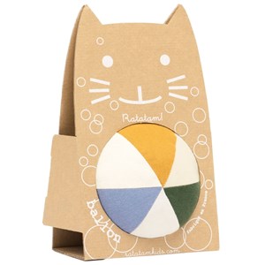 Balle en coton moutarde (10 cm)