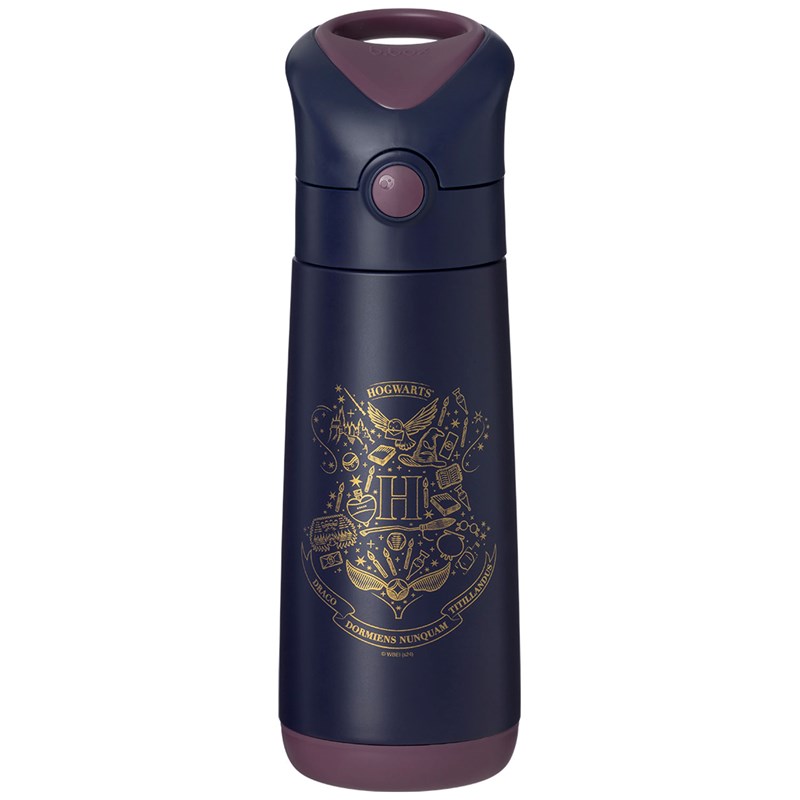 B.box - Gourde isotherme avec paille harry potter (500 ml)