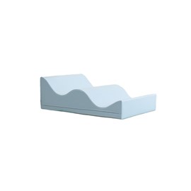 Vague bleu structure en mousse