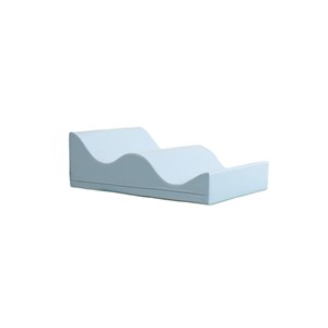 Vague bleu structure en mousse
