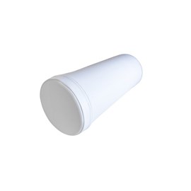Cylindre blanc structure en mosuse