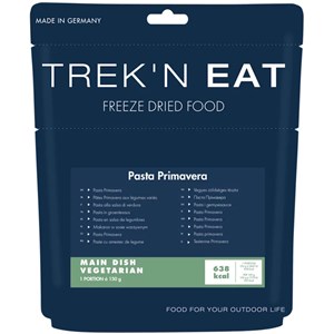 Repas lyophilisé trek'n eat pâtes primavera aux légumes variés