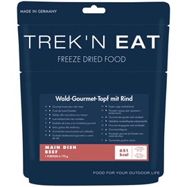 Repas lyophilisé trek'n eat civet de bœuf forestier