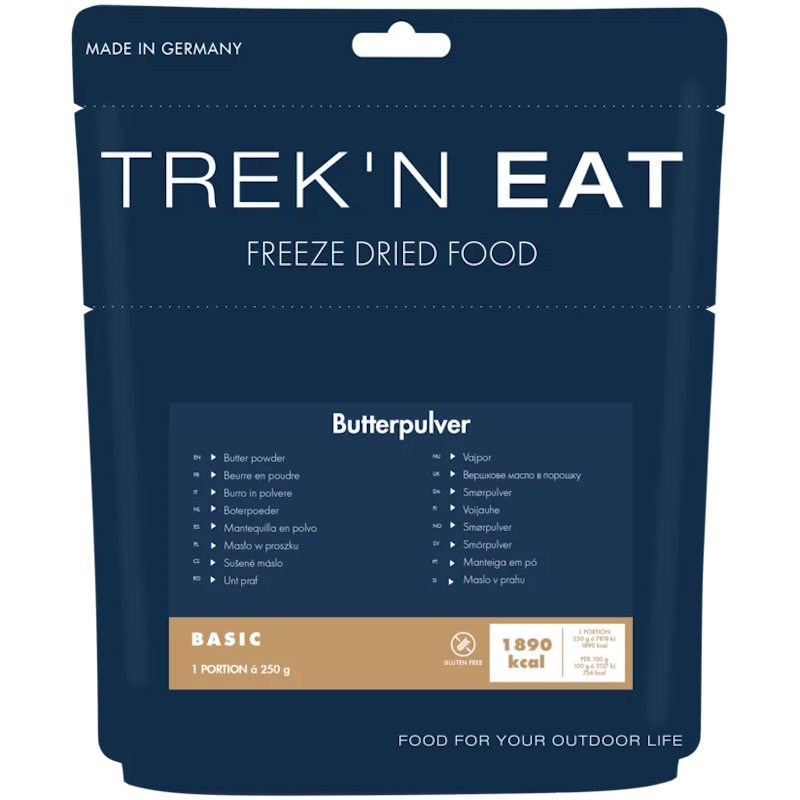 Beurre en poudre lyophilisé trek'n eat