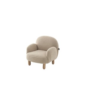 Petit fauteuil rocky beige