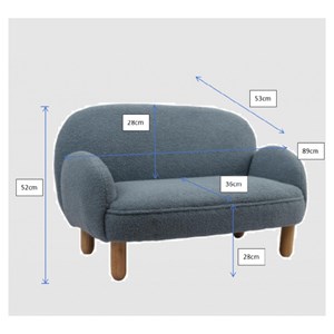 Fauteuils pour enfant rocky - bleu