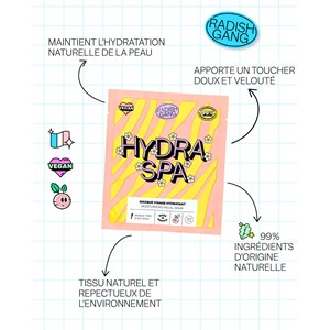 Masque  en tissu hydratant pour le visage - hydra spa
