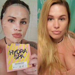 Masque  en tissu hydratant pour le visage - hydra spa