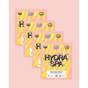 Coffret 4 masques   en tissu hydratant pour le visage - hydra spa