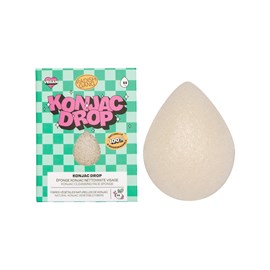 Eponge konjac nettoyante visage - konjac drop pure