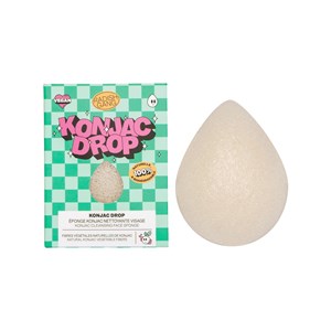 Eponge konjac nettoyante visage - konjac drop pure