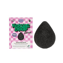 Eponge konjac purifiante visage - konjac drop detox
