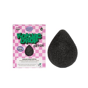 Eponge konjac purifiante visage - konjac drop detox