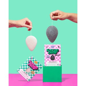 Eponge konjac purifiante visage - konjac drop detox