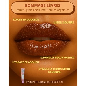 Gommage lèvres chocolat - fondant au chocolat