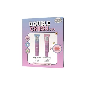 Coffret 2 baumes hydratants tranparent + rose - double crush #1