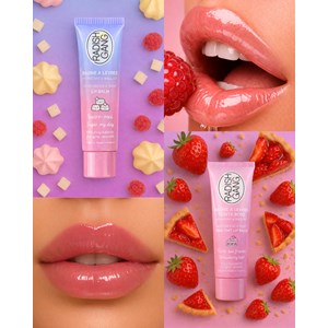 Coffret 2 baumes hydratants tranparent + rose - double crush #1