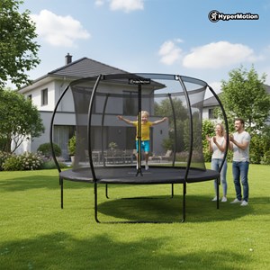 Trampoline familial 305cm (10ft) complet avec filet haute protection et échelle