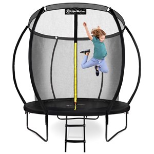 Trampoline de jardin enfant 244cm (8ft) avec filet de sécurité et échelle