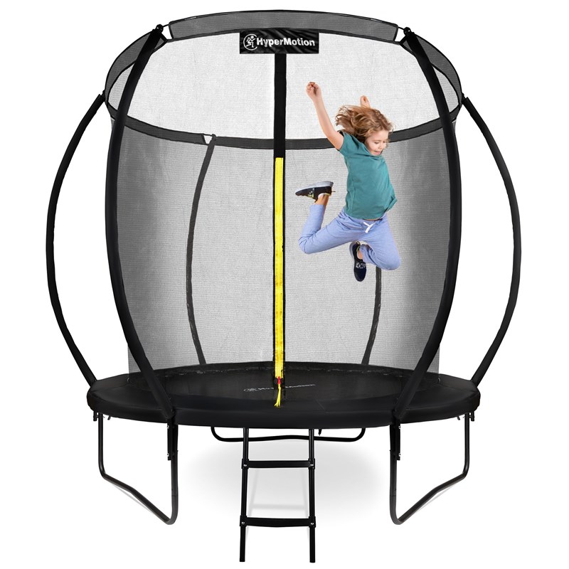 Hypermotion - Trampoline de jardin enfant 244cm (8ft) avec filet de sécurité et échelle