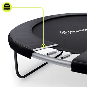 Trampoline de jardin enfant 244cm (8ft) avec filet de sécurité et échelle