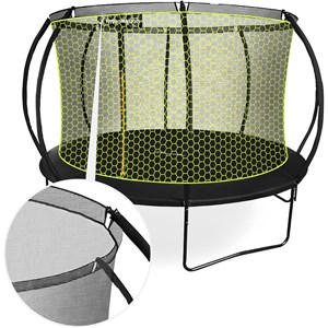 Grand trampoline de jardin 366cm (12ft) avec filet de protection et échelle
