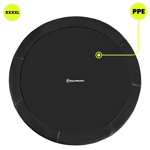 Trampoline géant xxl 487cm (16ft) de jardin- ultra robuste avec filet et échelle