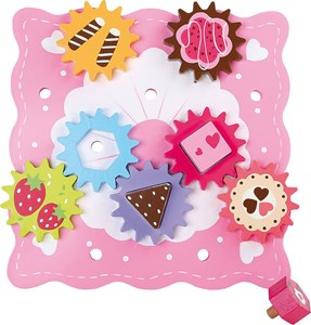 Puzzle en bois à engrenages
