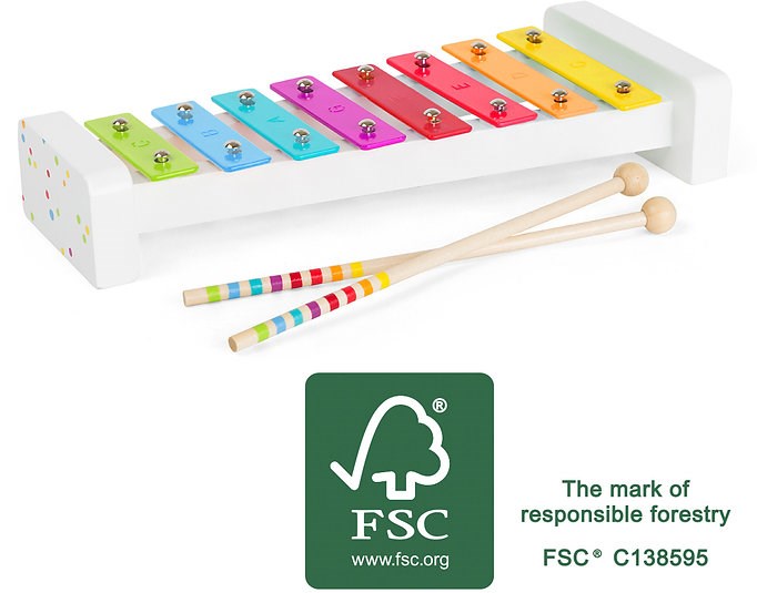 Xylophone en bois pour enfants