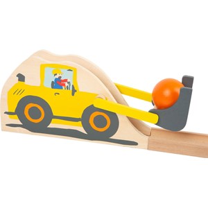 Circuit à boules chantier en bois