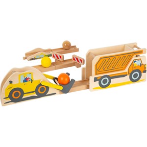 Circuit à boules chantier en bois