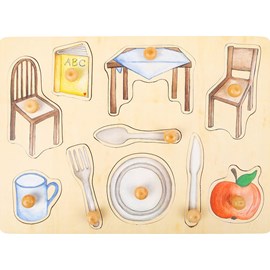 Puzzles en bois à boutons