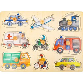 Puzzles en bois à boutons