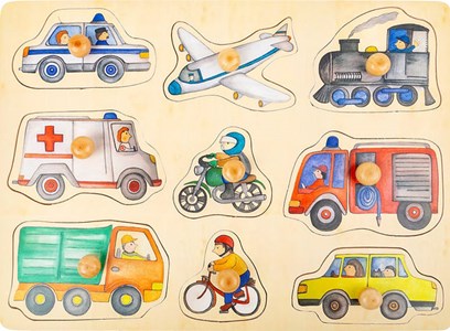 Puzzles en bois à boutons