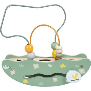 Jouet d’éveil en bois safari avec labyrinthe et bascule