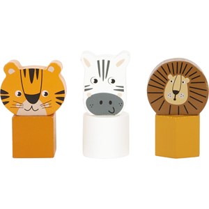 Jouet d’éveil en bois safari avec labyrinthe et bascule