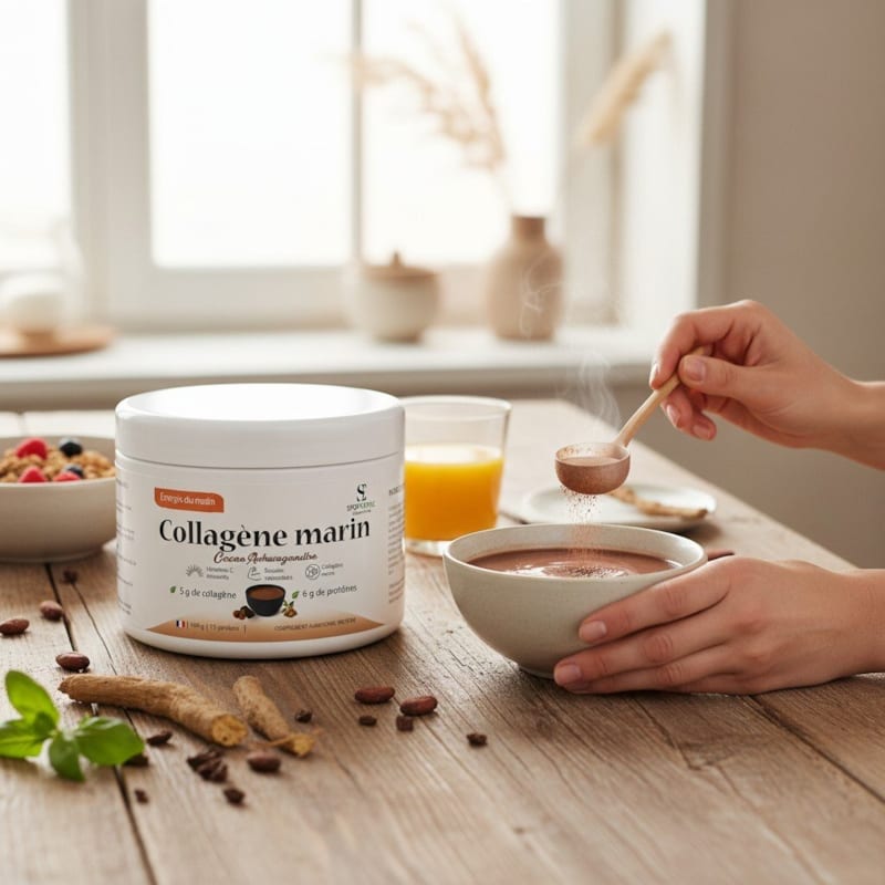 Sportethic Nutrition - Sportethic nutrition collagène marin cacao ashwagandha 150 g