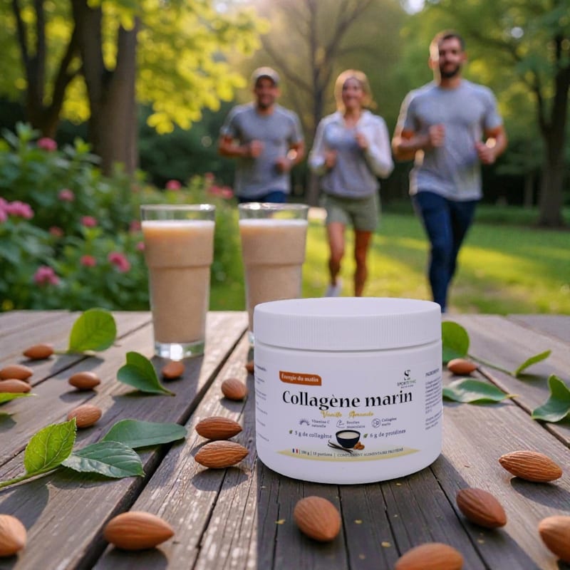 Sportethic Nutrition - Sportethic nutrition collagène marin vanille amande 150 g