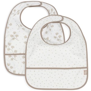 Lot de 2 bavoirs plastifiés leafy dreams